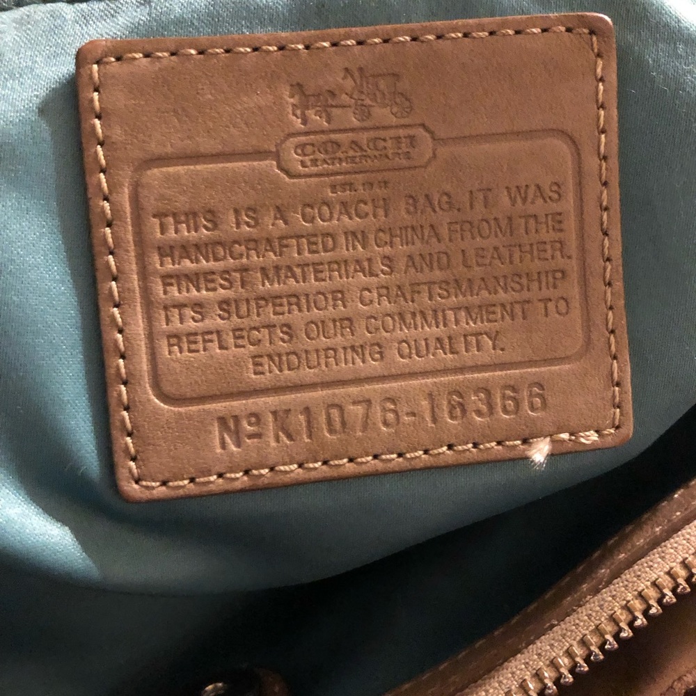 Coach Madison Op Art Dotted Shoulder Bag - Picture 12 of 12